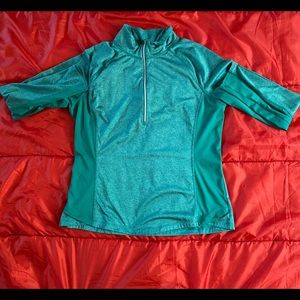 Womens Athletic Half Zip Jacket